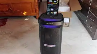 Sony SRS-XP700 Portable  Bluetooth Party Speaker (Karaoke/Guitar, IPX4 Splashproof,25hr Battery)