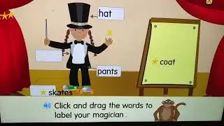 Label the magician