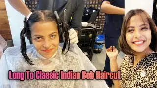 Long Hair To Classic Indian Bob Haircut | Dynamix Unisex Salon (Thane)