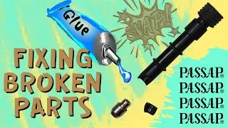 Repairing a Broken Yarn Eyelet & Passap Parts Alternatives