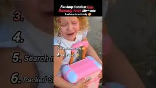 Ranking Top Funniest Kids Running Away Moments 😂 | Packed a Bag for 2 Minutes #viral #funny