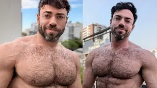 Hot Bodybuilder || Hairy Man Shirtless Fitness Motivation