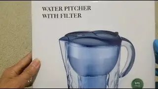 HEYAXA Water Filter Pitchers 10 Cup Capacity, BPA Free,Removes Fluoride, Chlorine, & Lead