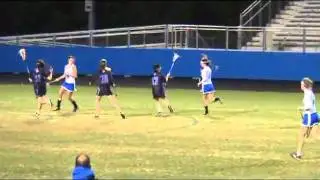 2011 PRHS Girls LAX - Michelle Fortier scores; Amanda Sanders assist