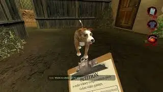 POSTAL 2: Dog signs my petition (Tuesday)