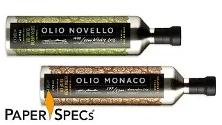 PaperSpecs.com | Paper Inspiration #284: Domenica Fiore Olive Oil Labels