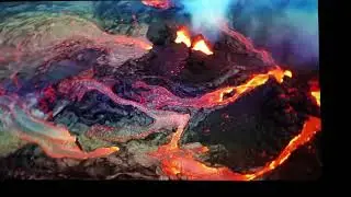 Iceland Volcano Erupts Abruptly ： GELDINGADALIR ERUPTION#iceland #volcano