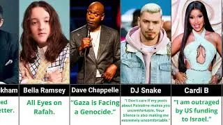 60 Celebrities Who Support Palestine | Pro Palestine Celebs