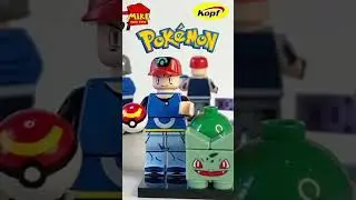Lego Pokemon  | Unofficial lego Minifigures | satoshi, pikachu, charmander, Ash ketchum