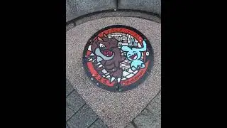 [Poke Lids] Hunting Pok&eacute;mon Manhole Cover in Ueno, Japan | ポケモンマンホールカバーを狩る 上野 | #Japan #SHORTS