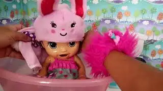 BEB&Ecirc; COM FEBRE DOR DE CABE&Ccedil;A E DOR DE GARGANTA BABY ALIVE AMANDINHA ROTINA COMPLETA