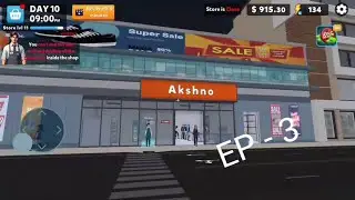 I HIRED A CASHIER AND A RESTOKER IN MY SUPERMARKET |AKSHNO GAMERZ|