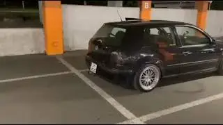 VW Golf 4 2.0 8V 115HP AZJ straight pipe ME7.5 Pops & bangs flames