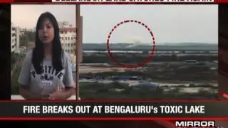 Bellandur Lake catches fire again   - The News