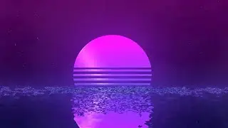 Retrowave Sunset Background Video, Motion Background Loop | Free Stock Footage