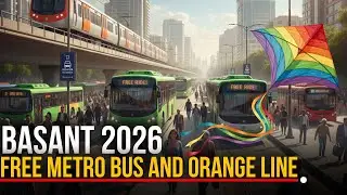 Basant 2026 Free Metro Bus and Orange Line in Lahore