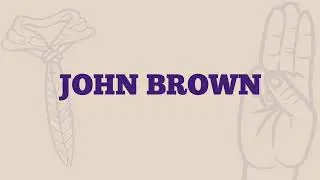 JOHN BROWN - Canto Scout