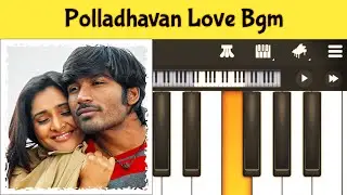 Polladhavan Love Bgm | G.V Prakash | Piano Tutorial