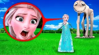 мой дрон снял ЭЛЬЗА vs ЧЕЛОВЕК ЗА ОКНОМ в Реальной Жизни