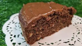 chocolate walnut cake - classic version