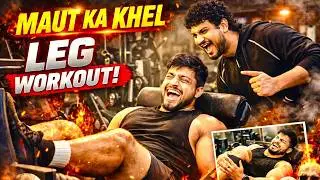 Extreme Leg Workout With Friend 💪 || Maut Ka Khel🔥#legworkout #legday #gymmotivation