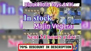 A must-have product!&nbsp;In Stock Black Hole Toys & TK Dragon Ball Z SHF Super Saiyan SSJ Majin Vegeta