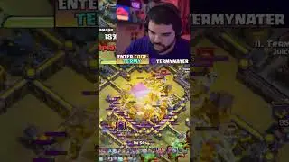 NO LUCK, JUST INSANE FIREBALL CLIP IN CWL💥(Clash Of Clans)