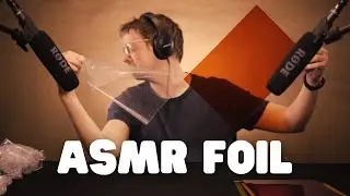 ASMR Peeling Off and Removing Foils (No Talking)