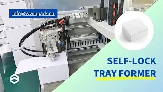 WIN-WIN PACK Automatic Tray Former/Box Closer with Self-Locking & Touch Screen Control/Box Former