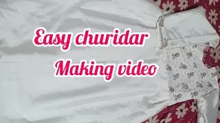 Simple churidar top making #easy clothes hack # selai#trending #minivlog @nilgiridiary849 