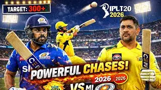 CSK vs MI 🔥 300+ RUN CHASE?! | Unreal Finish 😱 | Cricket 24 Gameplay 2026 | BTS