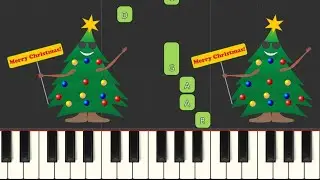 Deck The Halls - Super Easy Piano Tutorial