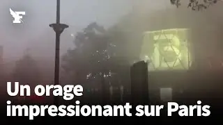 Orages violents, rafales &agrave; 120 km/h, gr&ecirc;le&hellip; Les images spectaculaires des intemp&eacute;ries &agrave; Paris