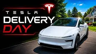 Delivery Of My First Tesla! Model Y Juniper Premium AWD Delivery Day!