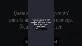 Como aprender ingl&ecirc;s em minutos na sua casa ( Como eu aprendi)#74