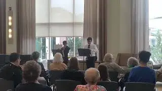 Chamber Music Performance at Oak Trace - Duo - Rish (flute) & Benjamin (clarinet)