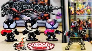 UNBOXING MARVEL -  HOT TOYS |COSBABY| - VENOM MULTICOLOR  VERSION, VENOM & EDDIE BROCK