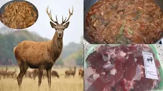 தாய் நாட்டு முறையில் சமைத்த மரை இறைச்சி கறி / Tasty red deer / Red deer curry Recipe in Tamil