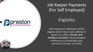 JobKeeper Payment for Sole Traders
