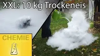 XXL: 10 kg Trockeneis vs. hei&szlig;es Wasser