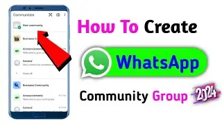How To Create Community Group In WhatsApp | Whatsapp Community Group Kaise Banaye | Community Group