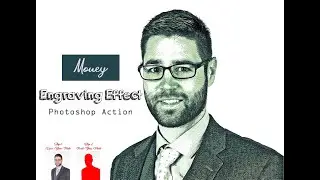 Money Engraving Effect Photoshop Action