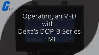 Basic Functions of Delta's DOP-B Series HMI Operating an VFD