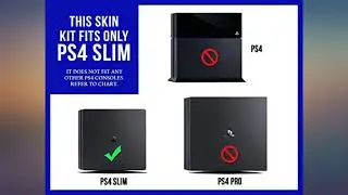 Gold Chrome Mirror Vinyl Decal Faceplate Mod Skin Kit for Sony PlayStation 4 Slim (PS4S) C
