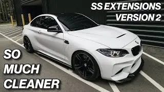 NEW CARBON FIBER SIDESKIRT EXTENSIONS! - Much cleaner look for the M2