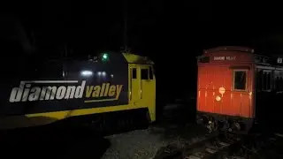 Miniture Trains from day to night / DVR Night Run 2020