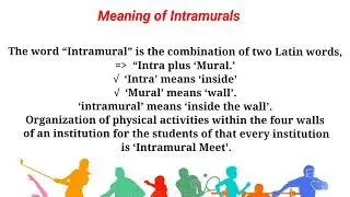 INTRAMURAL COMPETITION (ENGLISH )