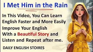 Learn English with Shadowing 🌧️ Romantic English Story for Speaking Practice | DAILY ENGLISH STORIES