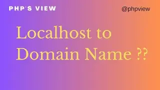 Xampp - Localhost to Domain Name | Give domain name to our local #mysql #xamppserver