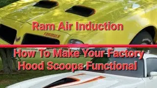 Functional Hood Scoop How-To for the Late 70's GM F-body